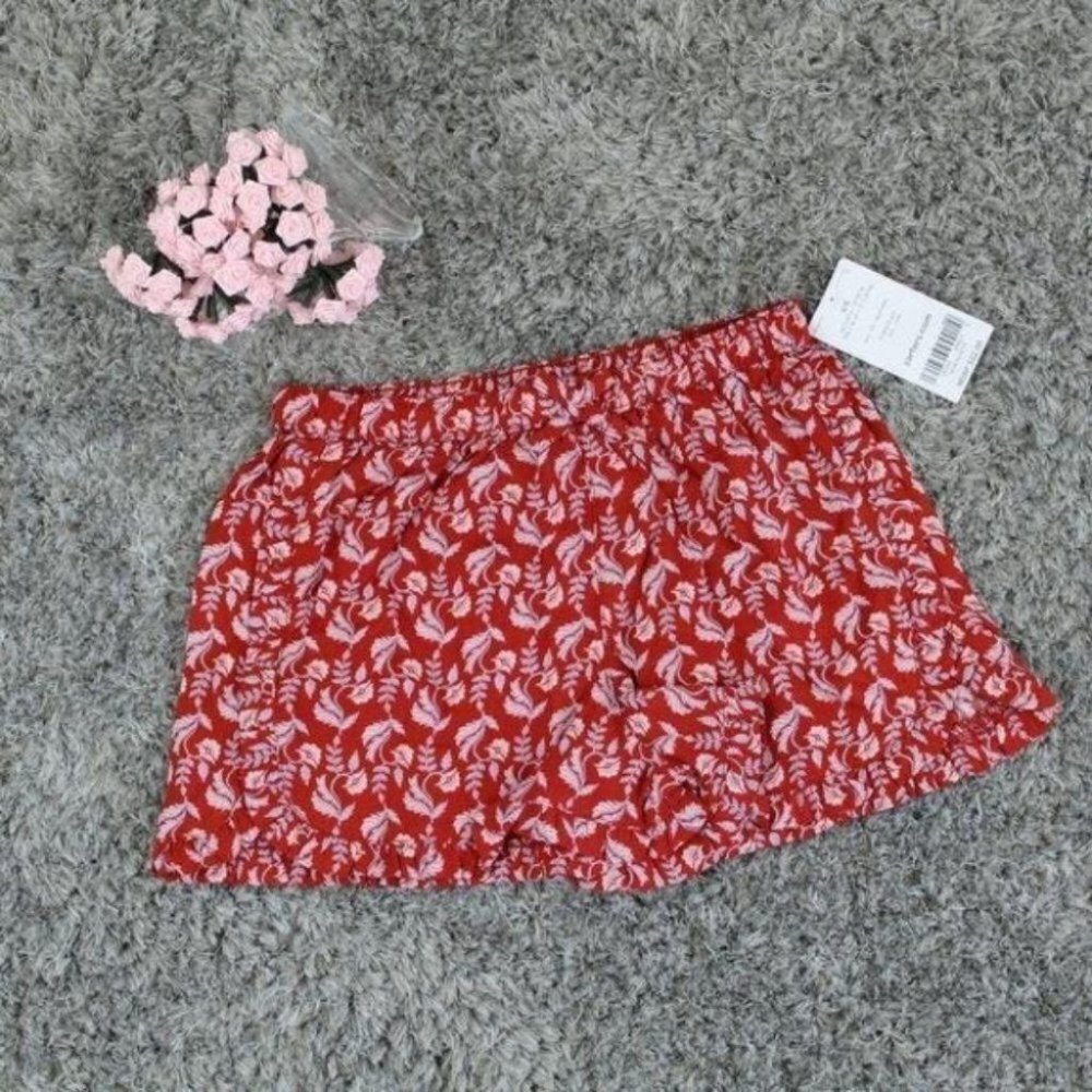 Carter's Girl Burgundy Floral Short 4/5
